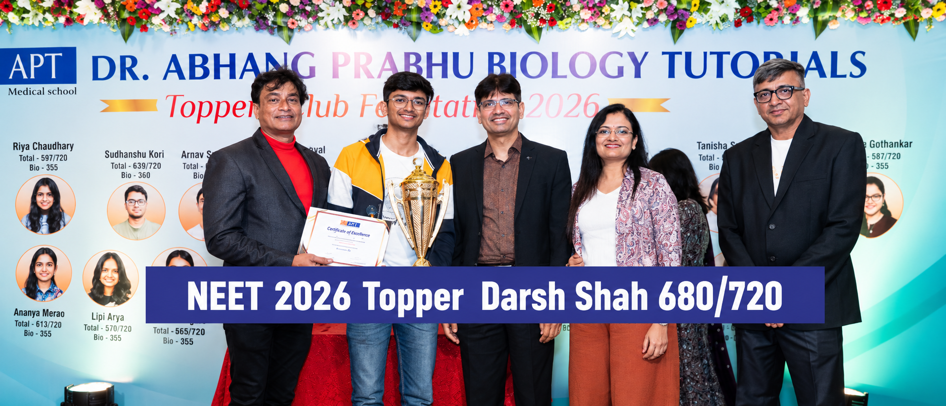 NEET Topper Felicitation Ceremony